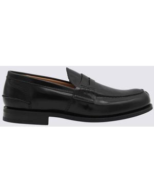 Church's Leather Loafers - Black