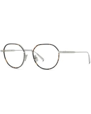 Dior Eyeglasses Square Full Rim, -Havana Frame And Clear Demo Lens Blacksuitor3Uf500 - Metallic