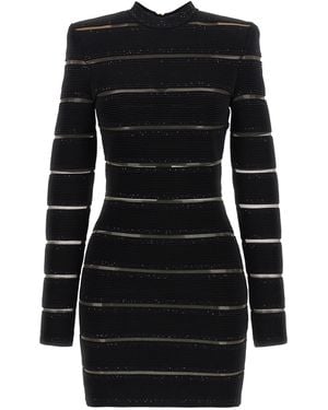 Balmain Bodycon Dress - Black