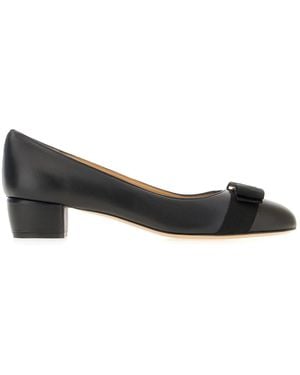 Ferragamo Nappa Leather Vara Court Shoes - Multicolour