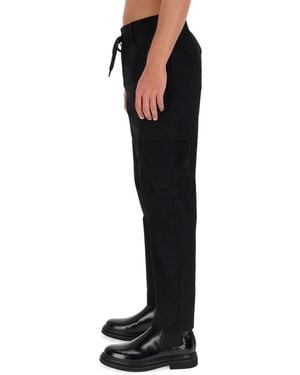 Versace Jeans Couture Technical Cargo Trousers Polyester Trousers - Black