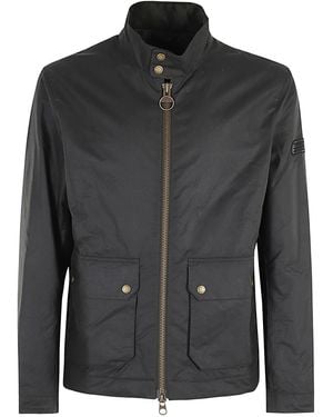 Barbour Lutlaw Harrington Wax Jacket International - Black