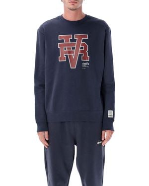 Diadora Diadora Run Valley Logo Sweatshirt - Blue
