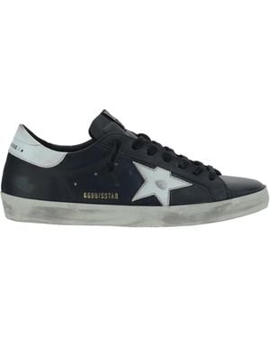 Golden Goose Super Star Trainers - Black