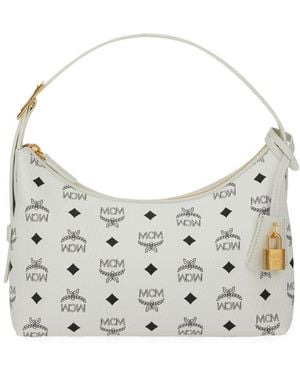 MCM "aren Visetos" Bag - Gray