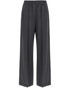 Brunello Cucinelli Wool Trousers - Grey