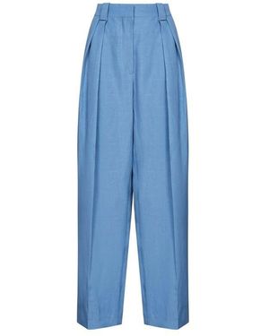 Stella McCartney High-Waist Tailored Pants - Blue
