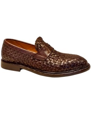 Green George Cuoio Calf Leather Shoe - Brown