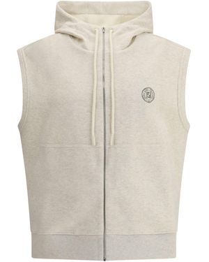 Fendi Hooded Vest - White