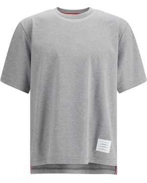Thom Browne Oversized T-Shirt - Grey