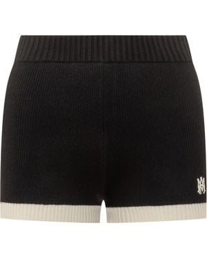 ショートパンツ AMIRI Woman Short Multicolor PF23WKB021 900 AMIRI Staggered Wave Shorts | Pink | FARFETCH