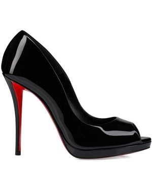 Christian Louboutin Lady Z Patent Leather Pumps - Black