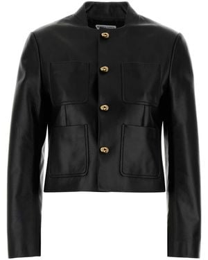 Bottega Veneta Leather Jacket - Black