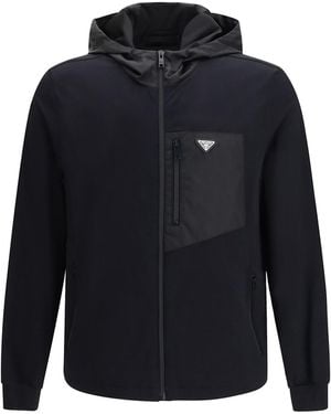 Prada Hooded Jacket - Blue