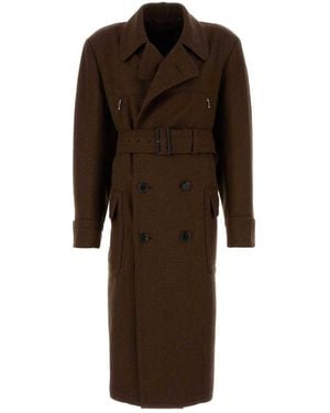 Prada Wool Coat - Brown