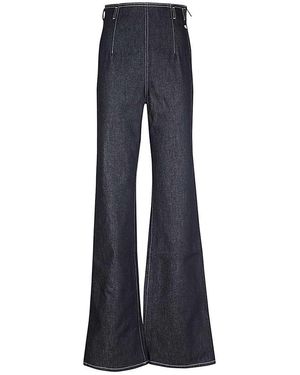 Gcds Wide-Leg Jeans - Blue