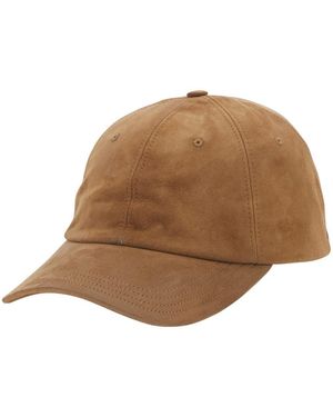 Golden Goose Baseball Cap With Logo Lettering On The Side - Brown