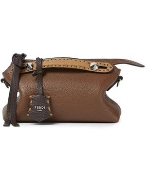 Fendi By The Way Selleria Leather Mini Bag - Brown