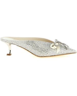 Jimmy Choo 'Auria' Sabots - White