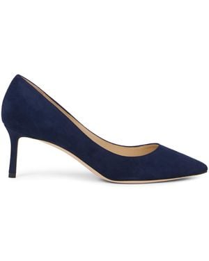 Jimmy Choo Pumps Romy 60 Suede Calfskin - Blue