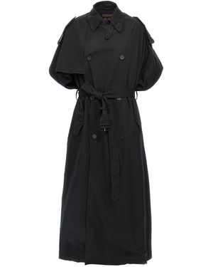 Balenciaga Stole Coat - Black