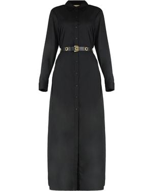 MICHAEL Michael Kors Belted Shirtdress - Black