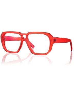 KIRK&KIRK Guy C16 Matte Vamp Acrylic Occhiali Vista - Red