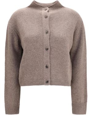 Lisa Yang Zirelle Cardigan Kashmir/Capra Hircus - Brown