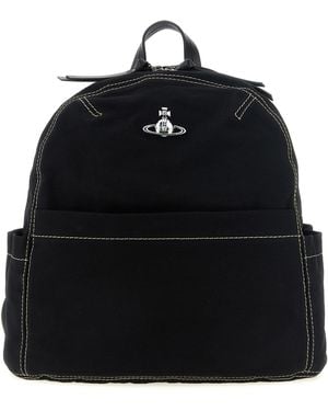 Vivienne Westwood 'George' Medium Backpack - Black
