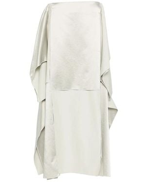 Niccolò Pasqualetti Pannello Maxi Skirt - White