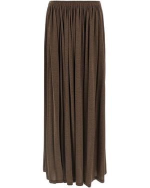 Max Mara Lyocell Mini Skirt - Brown