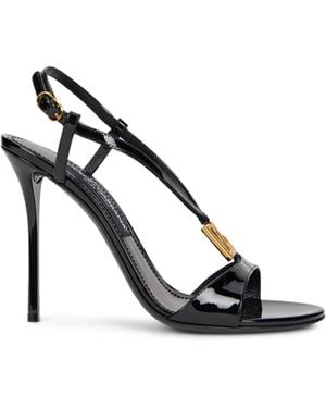 Dolce & Gabbana High-Heeled Sandal Calfskin - Black