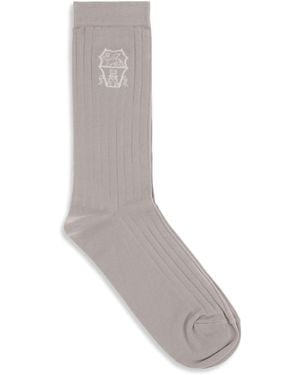 Brunello Cucinelli Cotton Socks - Grey