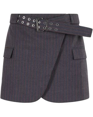 Ganni Mini Skirt - Grey