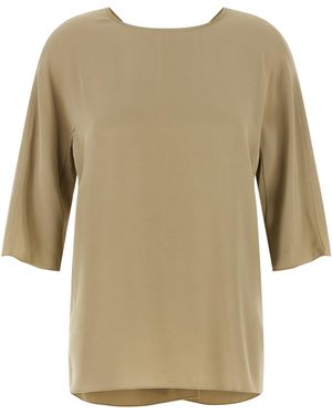 Max Mara Silk Blouse - Natural