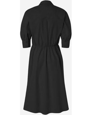 Pinko Short Dress Aline Stretch Cotton - Black