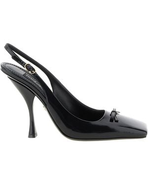 Dolce & Gabbana Dolce & Gabbana Schiffer Slingback Heel - Black