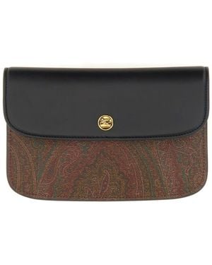 Etro Paisley Pouch - Black