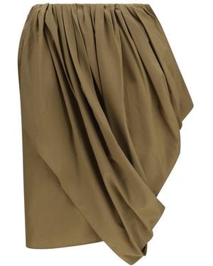 Chloé Cotton Midi Skirt - Green