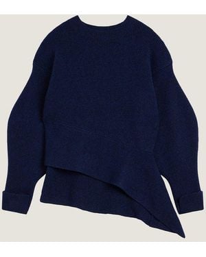 Givenchy Givenchy Ribbed Knit Top - Blue