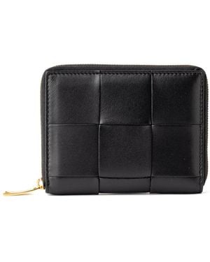 Bottega Veneta Bottega Veneta Quilted Leather Wallet - Black