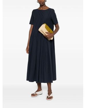 Apuntob Cotton Dress - Blue