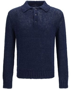 sunflower Buttoned Polo - Blue