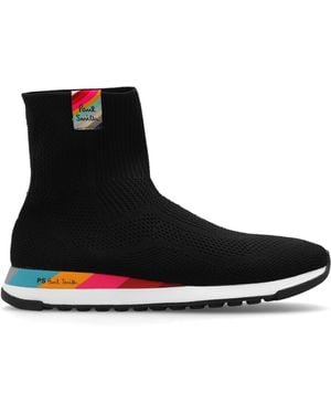 Paul Smith Comet High-Top Trainers - Black