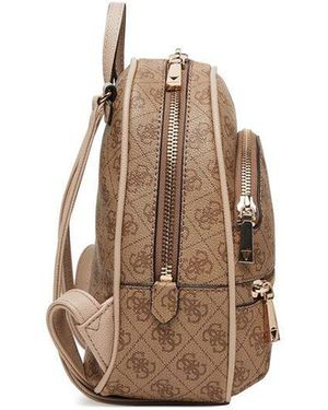Guess Backpack Polyurethane Bags Backpacks - White