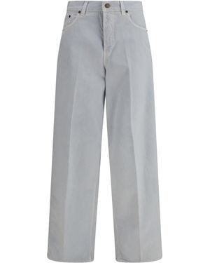 Haikure Bethany Twill 45 Jeans Cotton; Linen - Grey