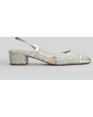 Festa Rosette Pumps - White