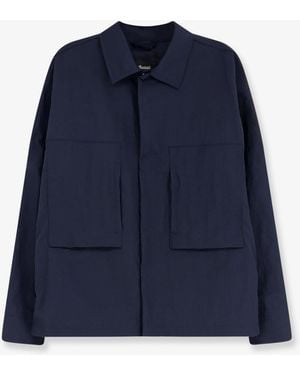 Laminar Wrinkled Nylon Jacket - Blue