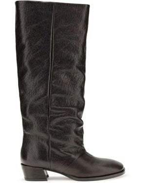 P.A.R.O.S.H. High Leather Boots - Black
