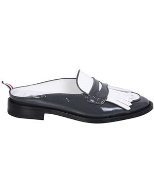 Thom Browne Flats - White